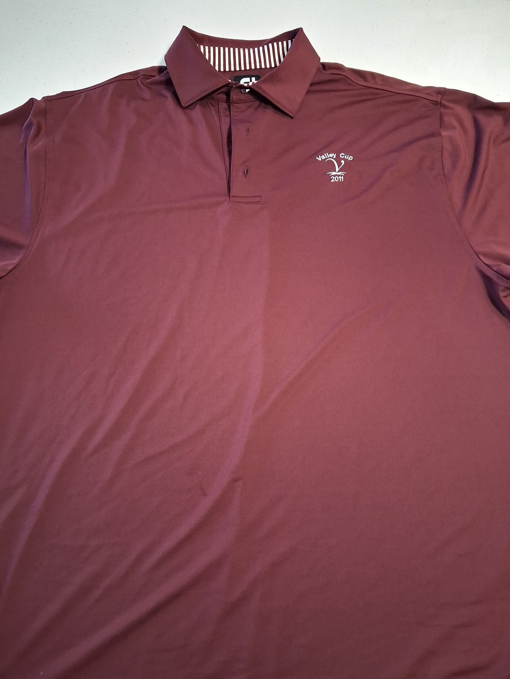 FootJoy Maroon Polo with Valley Cup 2011 Embroidery